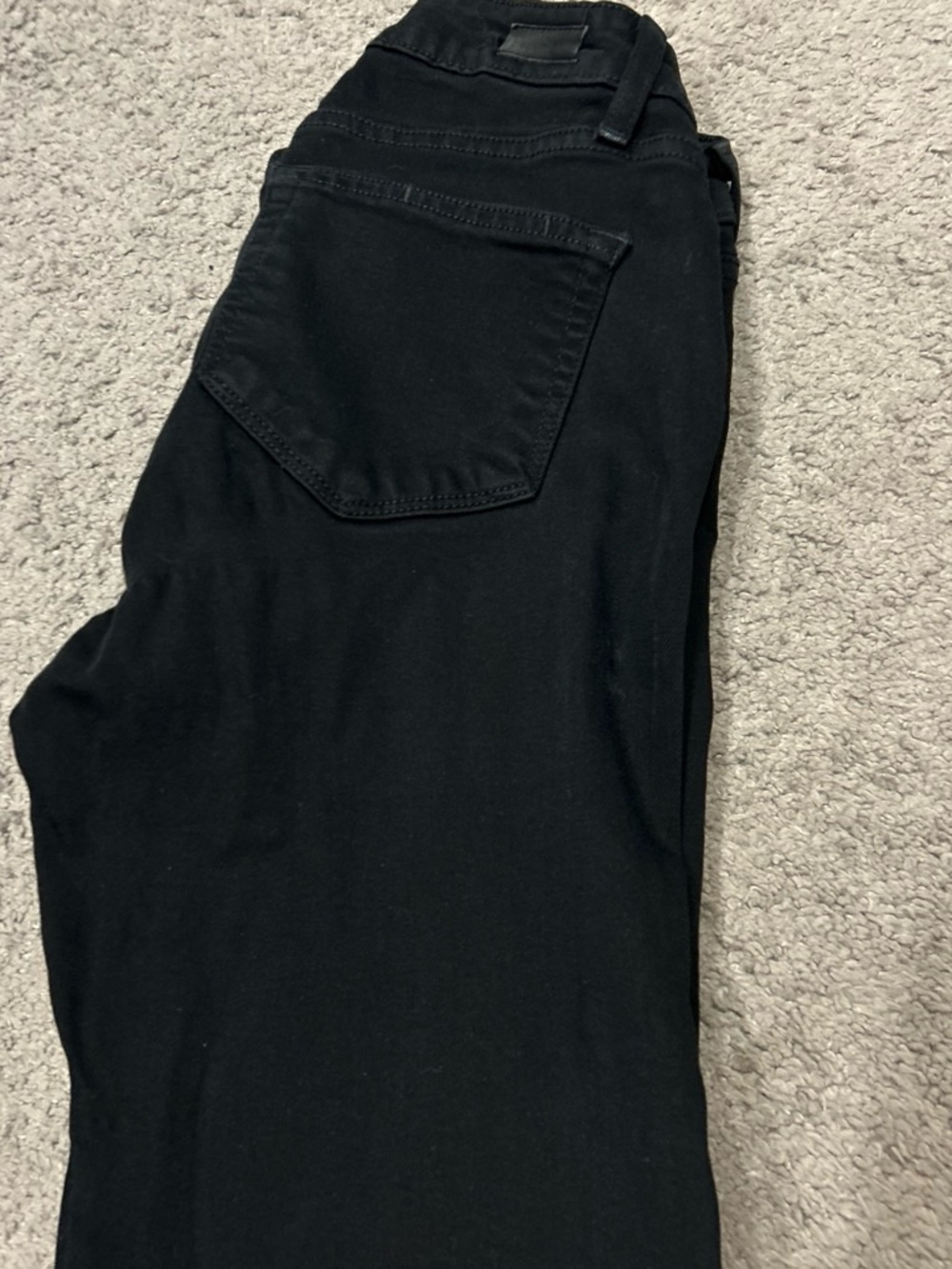 PAIGE Black Verdugo Crop High-Rise Skinny Jeans
